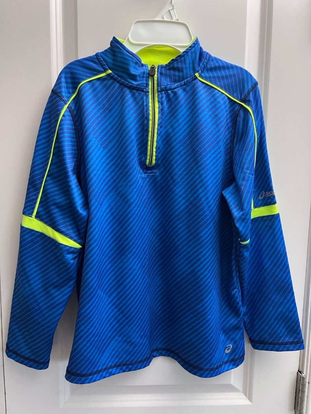 Asics Youth 1/4 Zip Top New With Tags Size Medium 10/12